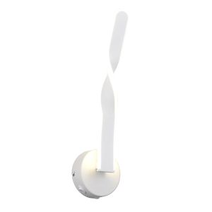 Weiße Wandleuchte Design, Quirinus, 11W, 4000K LED, mit Schalter