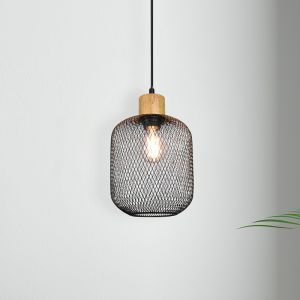 Schwarze Pendelleuchte Esszimmer Vintage, Cristel