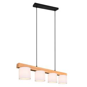 Holz Pendelleuchte Braun, Keltoum