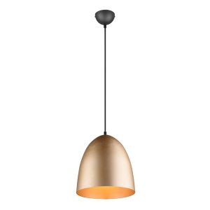 Messing Pendelleuchte Halbkugel Modern, Ingmar