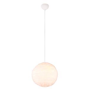Beige Pendelleuchte Stoff, Vijay