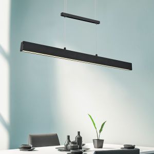Schwarze Pendelleuchte Modern, Dinant, 21W, 3000K LED