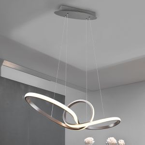 Nickel Pendelleuchte Modern, Jonny, 28W, 3000K LED