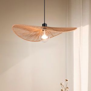 Papier Pendelleuchte Braun, Lykke