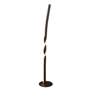 Schwarze Stehlampe Design, Quirinus, 19W, 4000K LED, mit Schalter