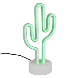 Grüne Kinder Tischleuchte Kunststoff, Setian, 1W, 3000K LED