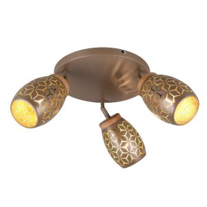 Braune Deckenstrahler Modern, Delana