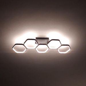 Anthrazit Deckenlampe Modern, Shaka, 24W, 3000K LED