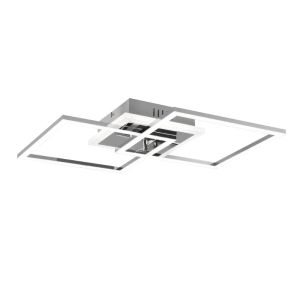 Chrom Deckenlampe Modern, Semira, 25W, 4000K LED, 3-stufig dimmbar