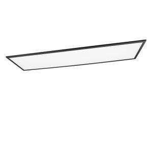 Schwarze Deckenlampe Modern, Marlise, 33,5W, warm- bis kaltweiß einstellbare LED, mit Fernbedienung