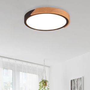 Schwarze Deckenlampe Modern, Nevil, 20W, 3000K LED, 3-stufig dimmbar
