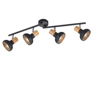 Schwarze Deckenstrahler Modern, Toos