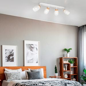 Weiße Deckenstrahler Modern, Delana