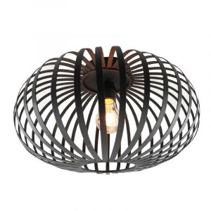 Industrielle Deckenlampe Schwarz, Lieve