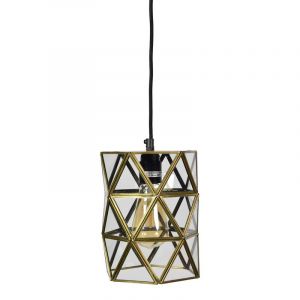 Industrielle Pendelleuchte Bronze, Jez