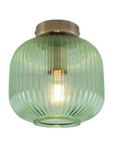 Glas Deckenleuchte Gold, Charlois