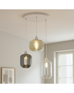 Design Pendelleuchte Transparent, Mannus