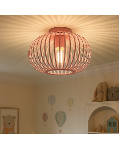 Industrielle Deckenlampe Rosa, Lieve
