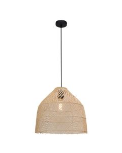 Rattan Pendelleuchte Braun, Marcia