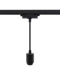 Kunststoff 1 phase Schienen Lampe Schwarz,