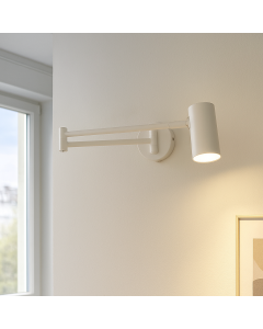 Moderne Wandstrahler Weiß, Elena, mit Schalter