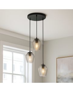Moderne Pendelleuchte Transparent, Nanko