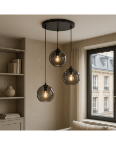 Design Pendelleuchte Grau, Giada