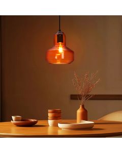 Design Pendelleuchte Orange, Sabina