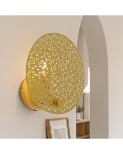 Design Wandleuchte Messing, Sienna