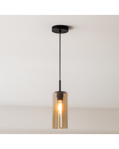 Moderne Pendelleuchte Esszimmer Bernstein, Gaya