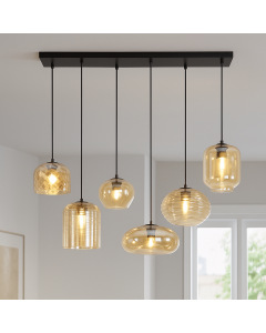 Moderne Pendelleuchte Bernstein, Caia