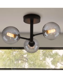 Moderne Badezimmer Deckenleuchte Schwarz, Amer, IP44