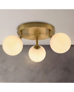 Moderne Badezimmer Deckenleuchte Weiß, Amer, IP44