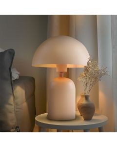 Moderne Tischleuchte Rosa, Isha, mit Schalter