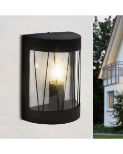 Industrielle Außenleuchte Schwarz, Jaynah, IP44