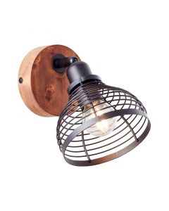 Holz Wandstrahler Braun, Willard