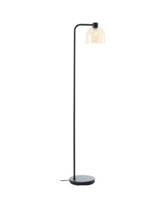 Retro Stehlampe Bernstein, Ubah, mit Schalter