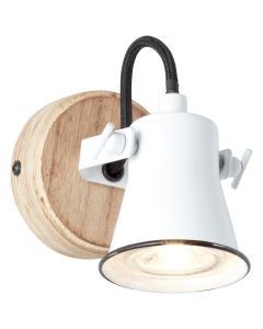 Holz Wandstrahler Braun, Carolyn