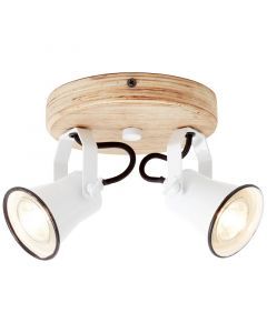 Holz Deckenstrahler Braun, Carolyn