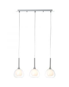Moderne Pendelleuchte Chrom, Emmelien