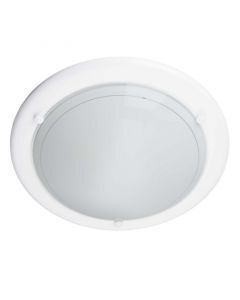 Glas Deckenleuchte Weiß, Angely