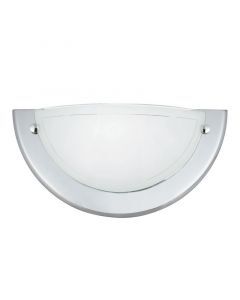Glas Wandleuchte Chrom, Angely