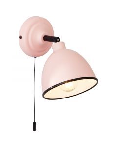 Antik Wandstrahler Rosa, Anouk, mit Zugschalter