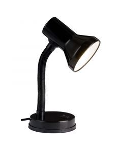 Kunststoff Schreibtischlampe Schwarz, Loet, mit Schalter