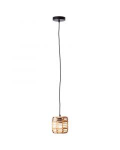 Holz Pendelleuchte Schwarz, Deacon