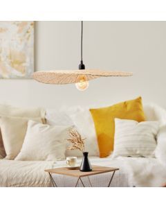 Holz Pendelleuchte Beige, Georgina