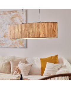 Landhaus Pendelleuchte Beige, Wenda