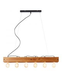 Holz Pendelleuchte Braun, Rasha