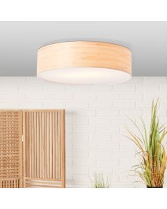 Holz Deckenlampe Beige, Enna