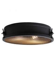 Industrielle Deckenlampe Schwarz, Gael
